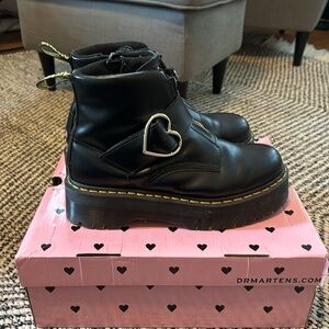 Dr. Martens x Lazy Oaf Heart Buckle Boot